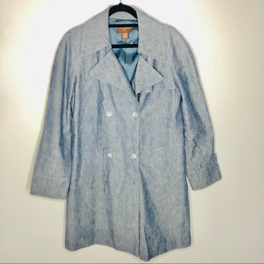 Banana Republic Denim peacoat